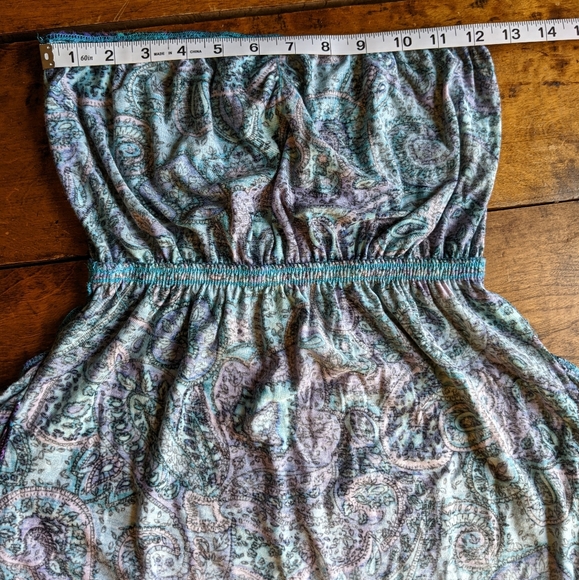 Billabong Strapless Dress. Size M. EUC. - Picture 2 of 10